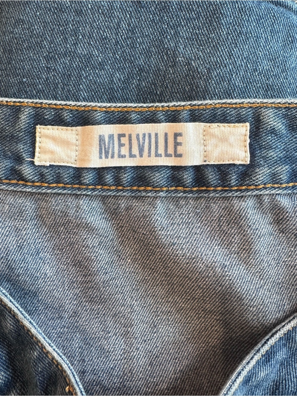 Madewell Blue Button-Front Denim Mini Skirt - Picture 4 of 8